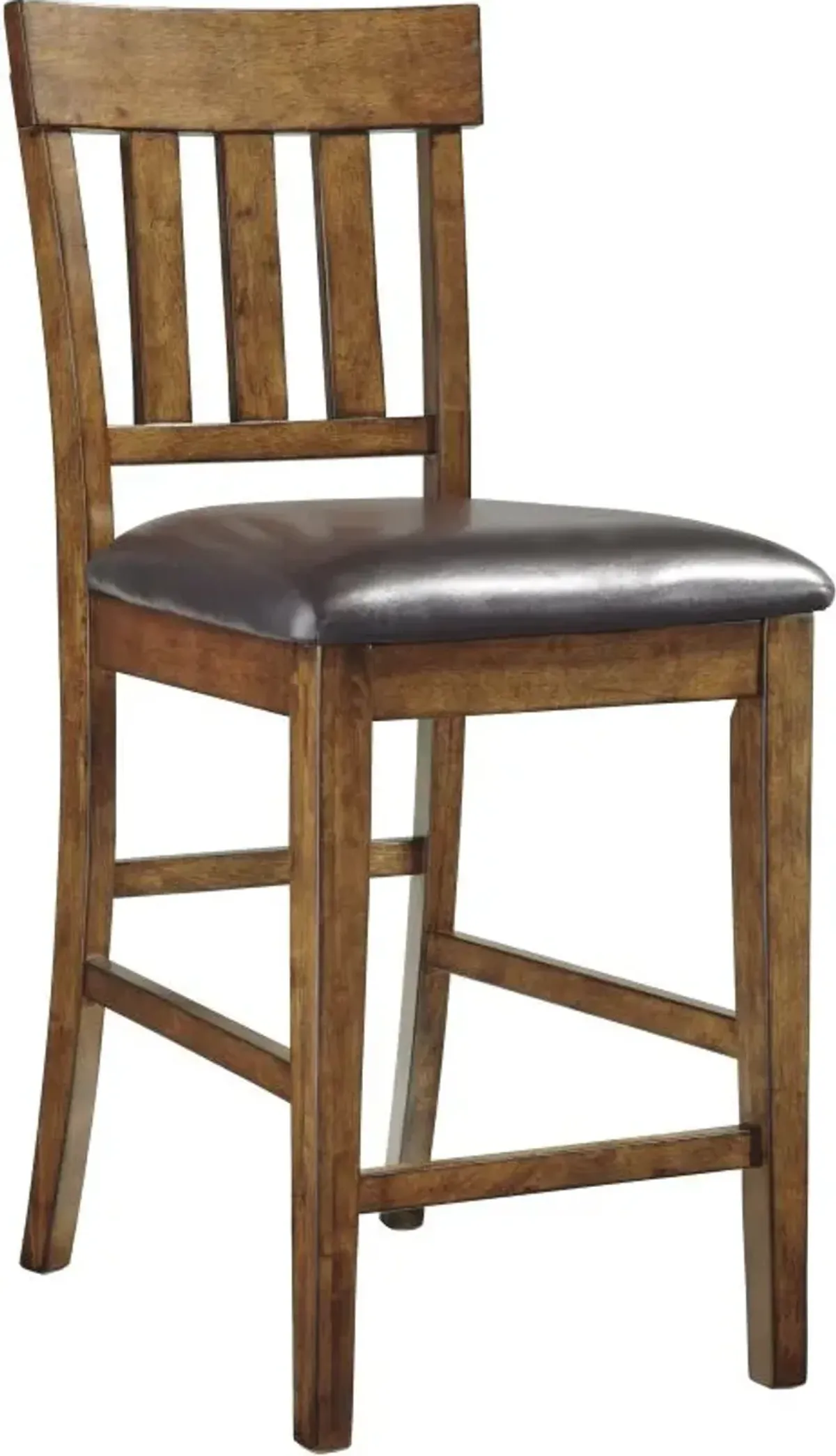 Signature Design by Ashley® Ralene Medium Brown Counter Height Upholstered Barstool - Set of 2