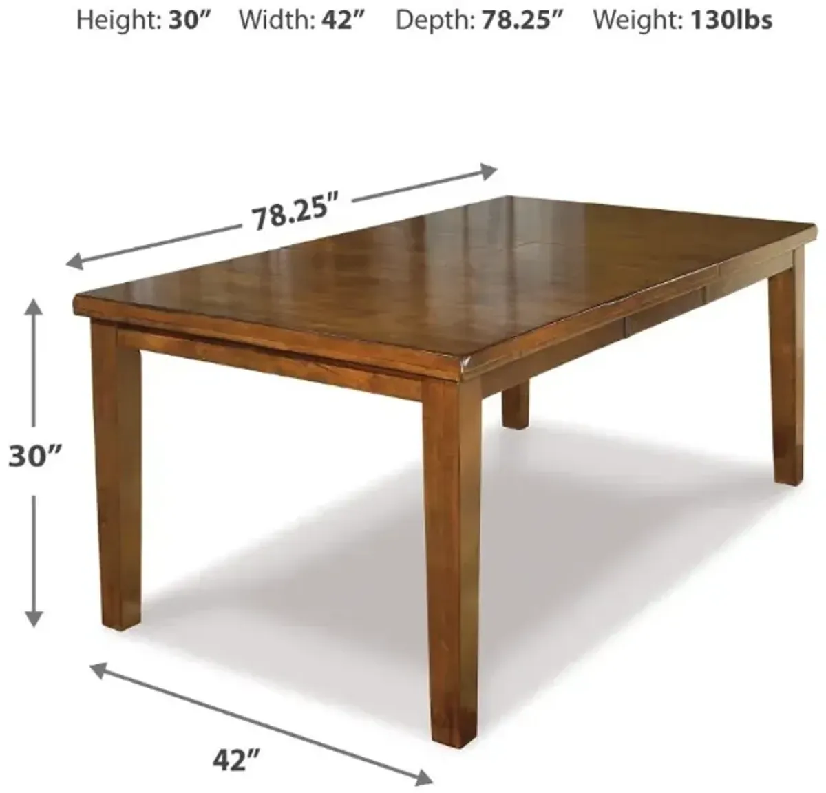 Signature Design by Ashley® Ralene Medium Brown Dining Table