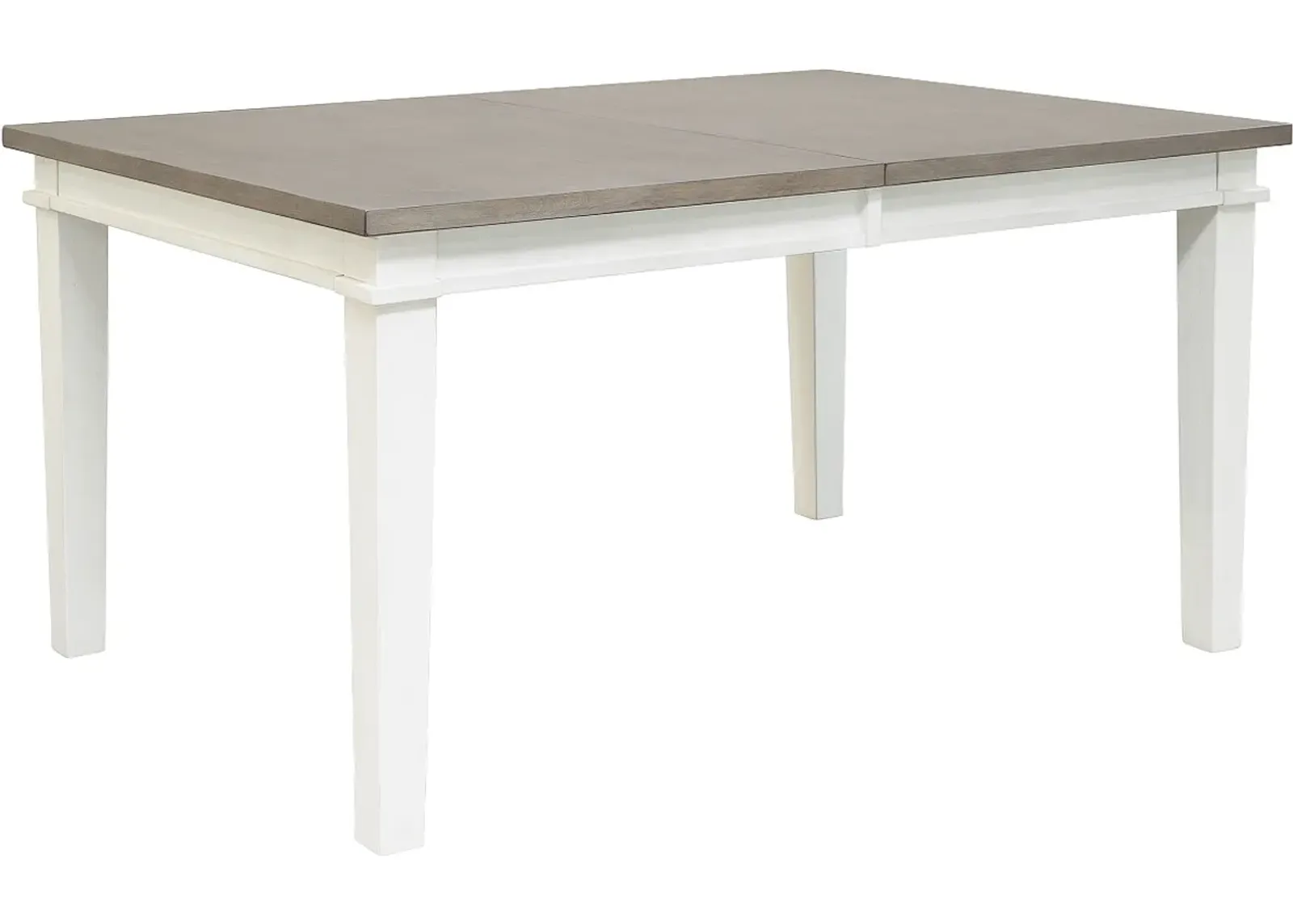 Benchcraft® Nollicott Whitewash/Light Gray Dining Extension Table