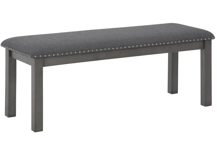 Signature Design by Ashley® Myshanna Antiqued Gray Dining Bench