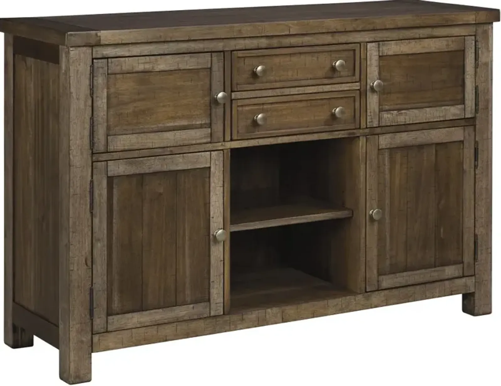 Signature Design by Ashley® Moriville Grayish Brown Dining Room Server