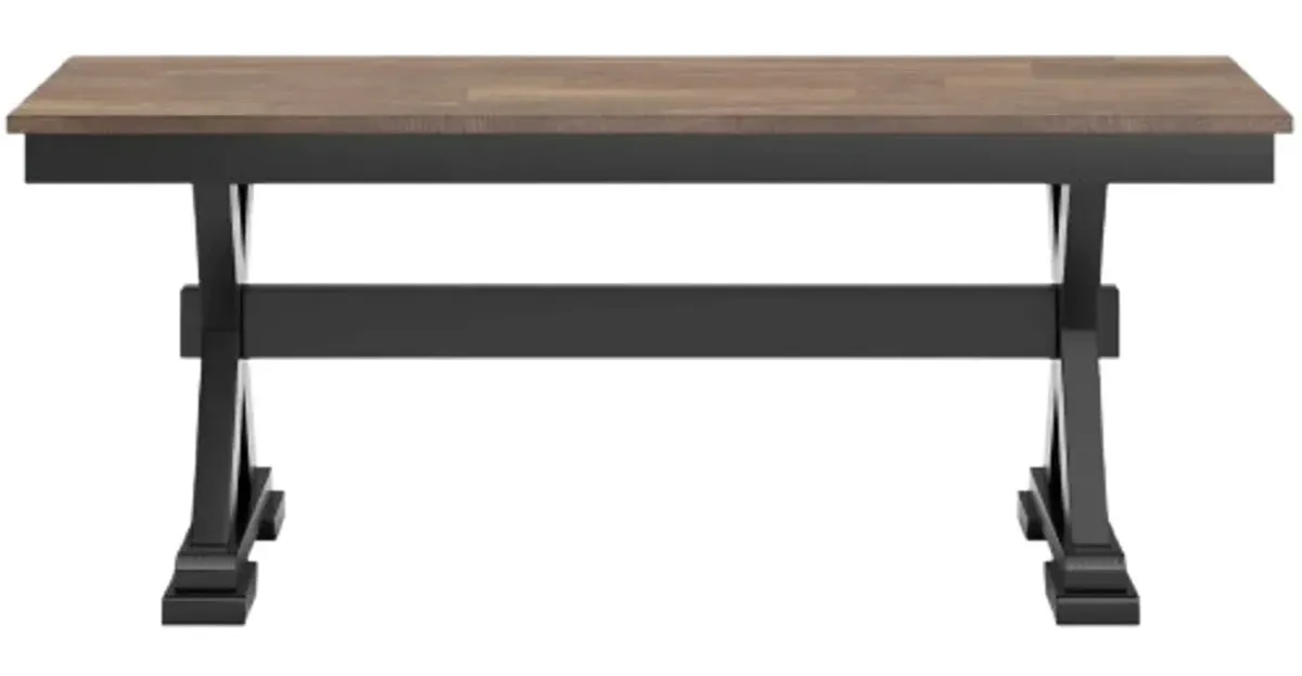 Signature Design by Ashley® Wildenauer Black/Brown Dining Bench