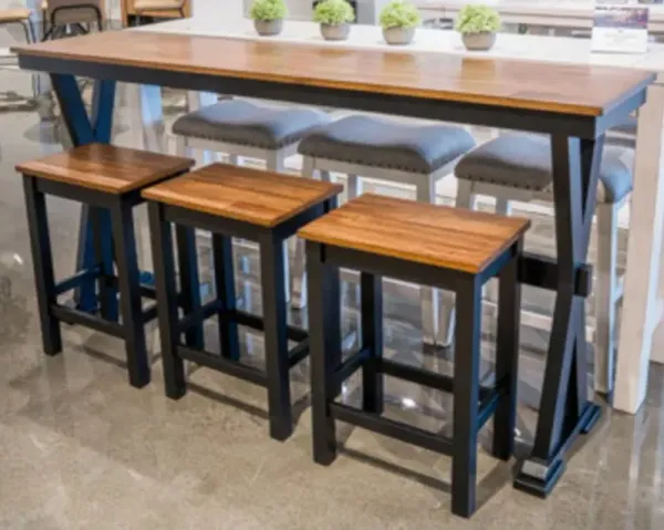 Signature Design by Ashley® Wildenauer 4-Piece Black/Brown Dining Set