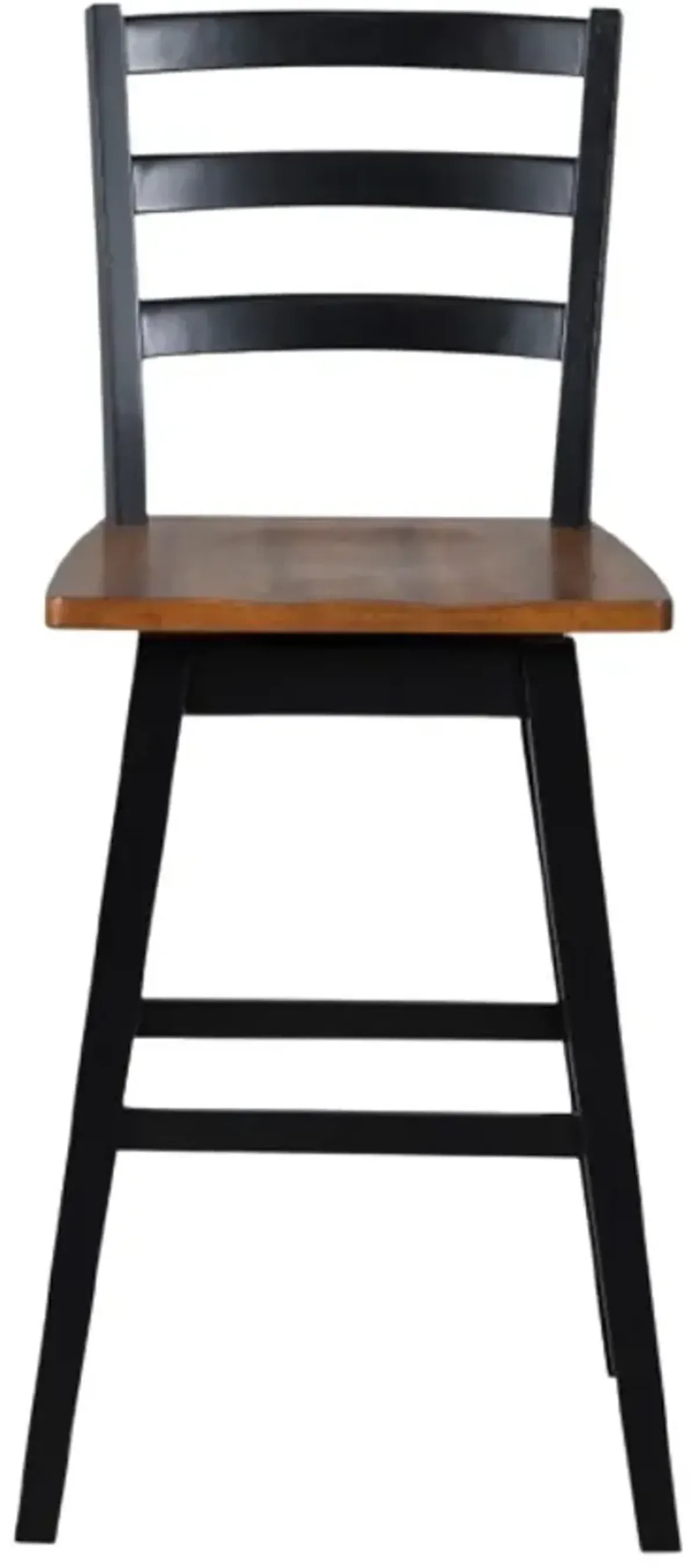 Signature Design by Ashley® Wildenauer Black/Brown Tall Swivel Bar Stool