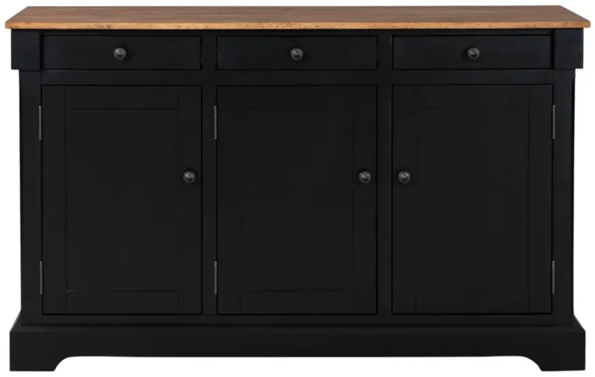 Signature Design by Ashley® Wildenauer Black/Brown Dining Room Buffet