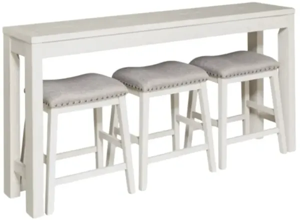 Signature Design by Ashley® Robbinsdale 4-Piece Antique White Dining Set