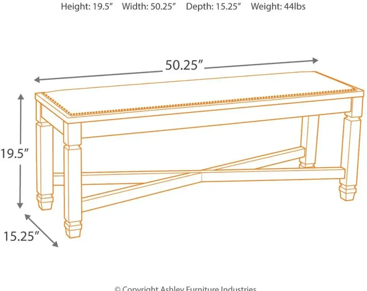 Signature Design by Ashley® Bolanburg Two-Tone Dining Bench