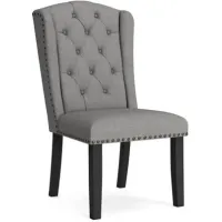 Signature Design by Ashley® Jeanette Dark Brown/Gray Dining Chair