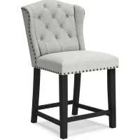 Signature Design by Ashley® Jeanette Linen Counter Height Bar Stool