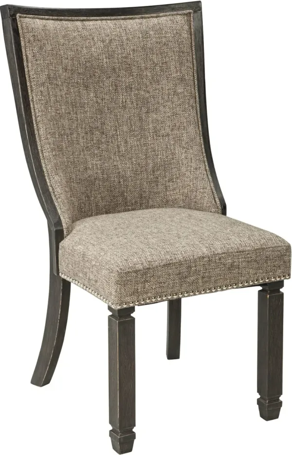 Signature Design by Ashley® Realyn Chipped White Dining Upholstered Side Chairs - Set of 2