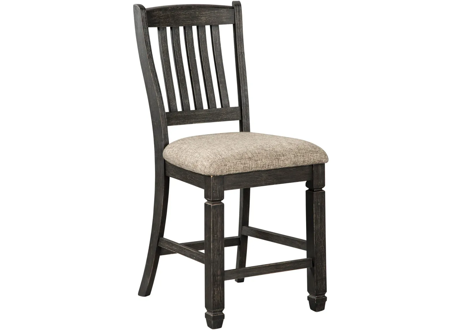 Signature Design by Ashley® Tyler Creek Black/Grayish Brown Counter Height Bar Stool - Set of 2