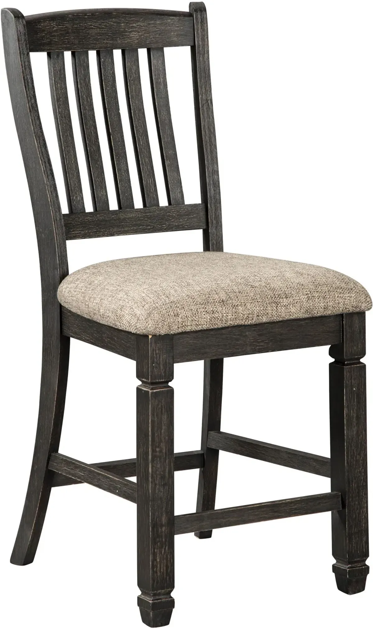 Signature Design by Ashley® Tyler Creek Black/Grayish Brown Counter Height Bar Stool - Set of 2