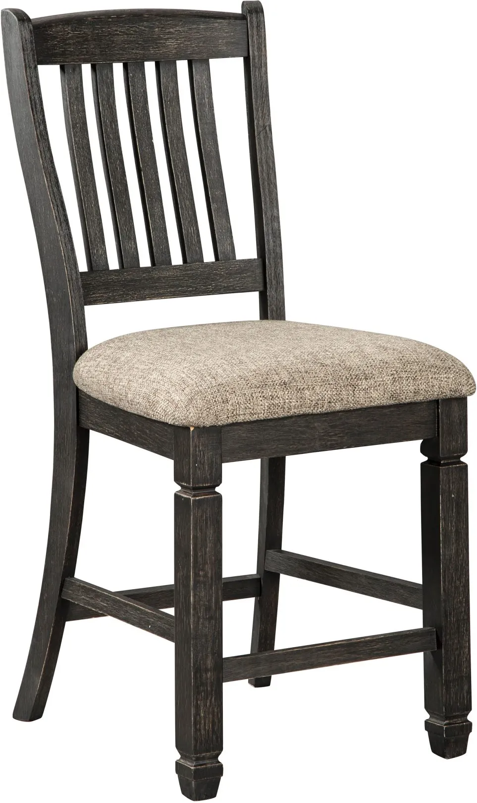 Signature Design by Ashley® Tyler Creek Black/Grayish Brown Counter Height Bar Stool - Set of 2