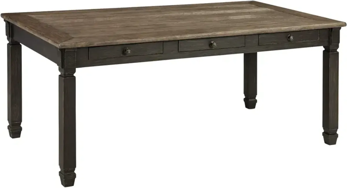 Signature Design by Ashley® Tyler Creek Weathered Gray Dining Table with Black Legs