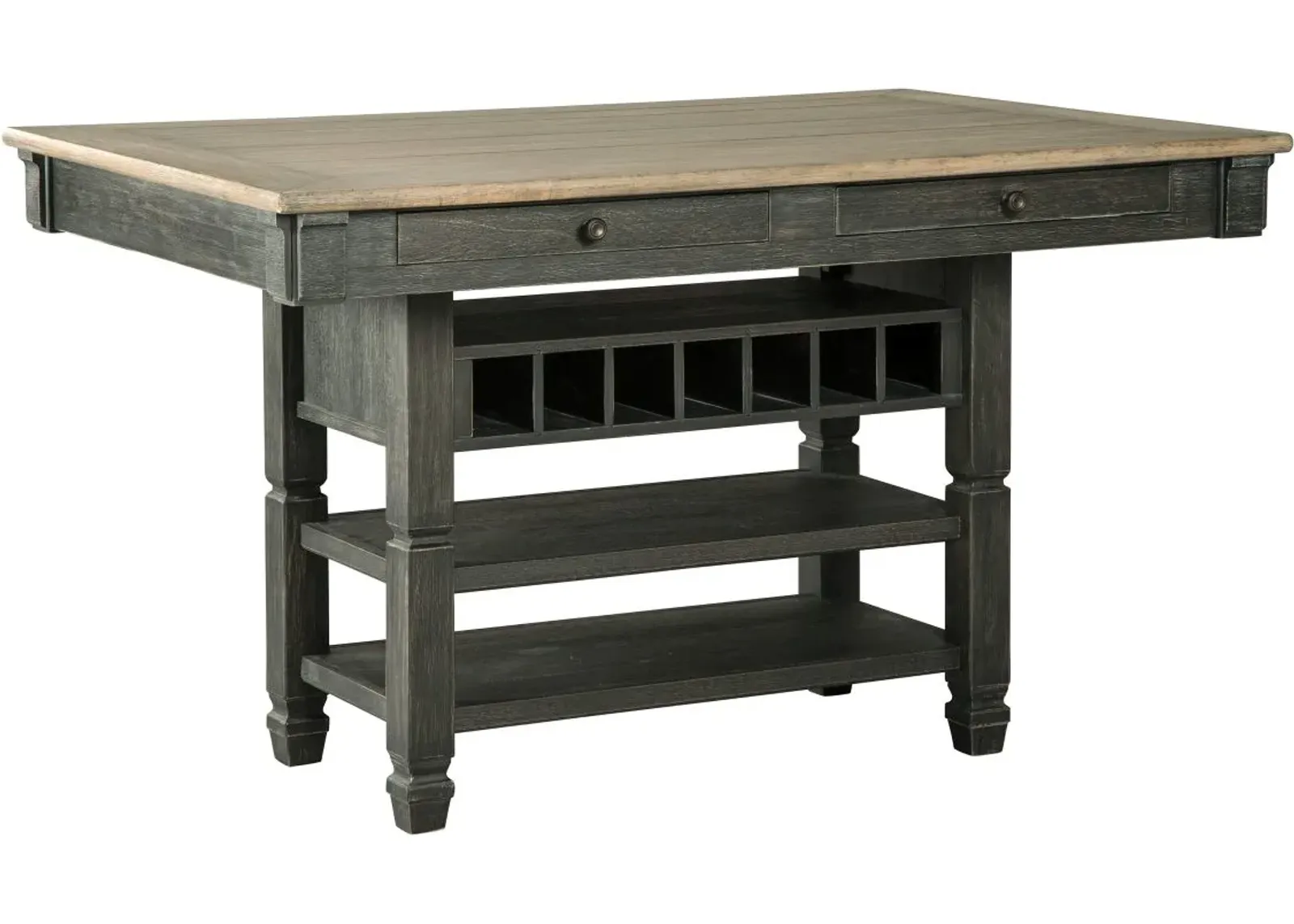 Signature Design by Ashley® Tyler Creek Black/Gray Counter Height Dining Table