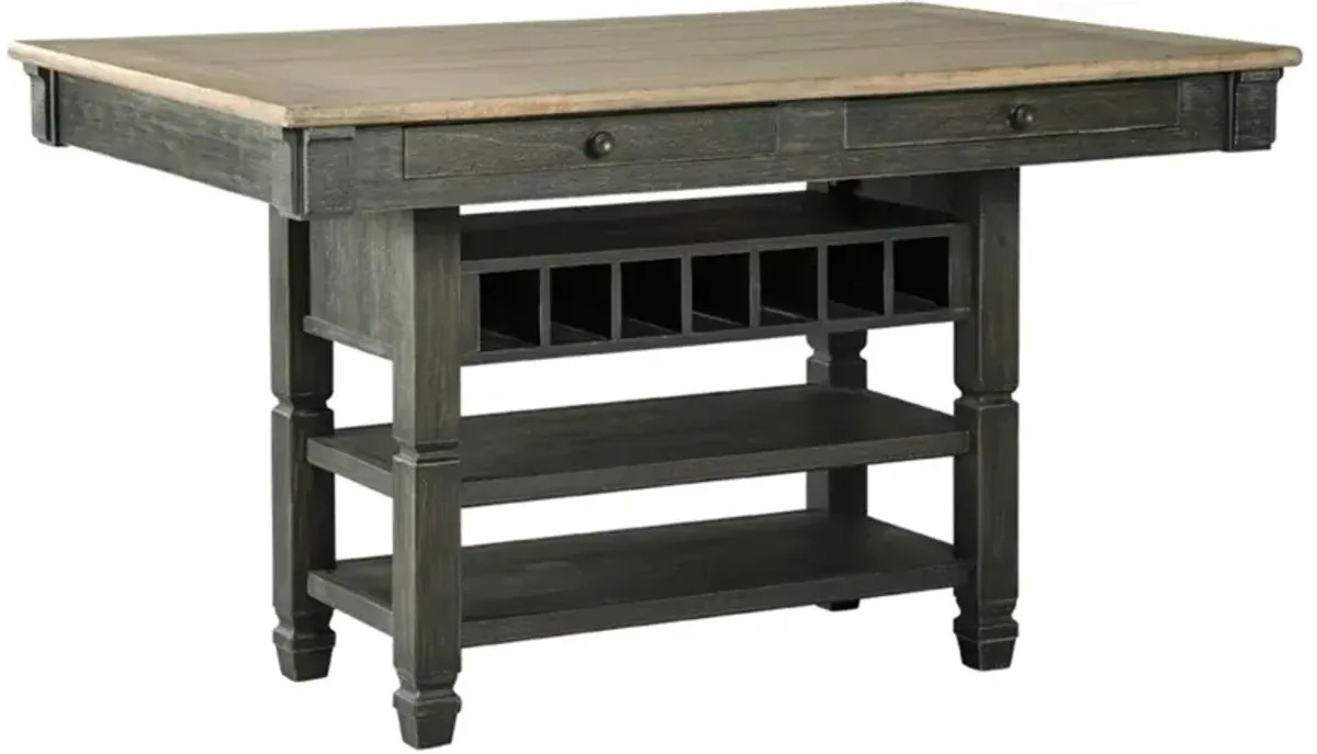 Signature Design by Ashley® Tyler Creek 5-Piece Black/Gray Counter Height Dining Table Set