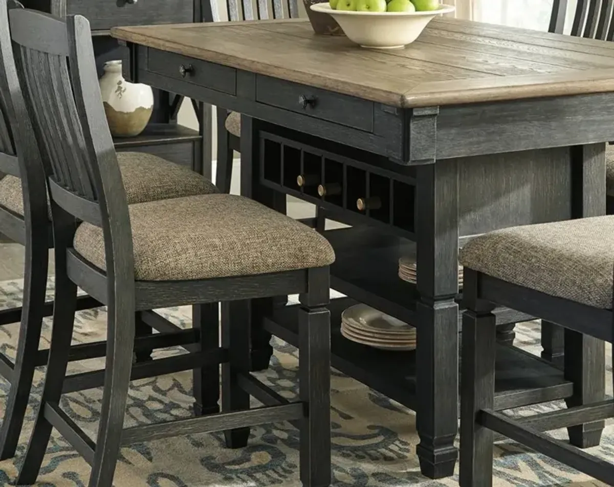 Signature Design by Ashley® Tyler Creek 5-Piece Black/Gray Counter Height Dining Table Set