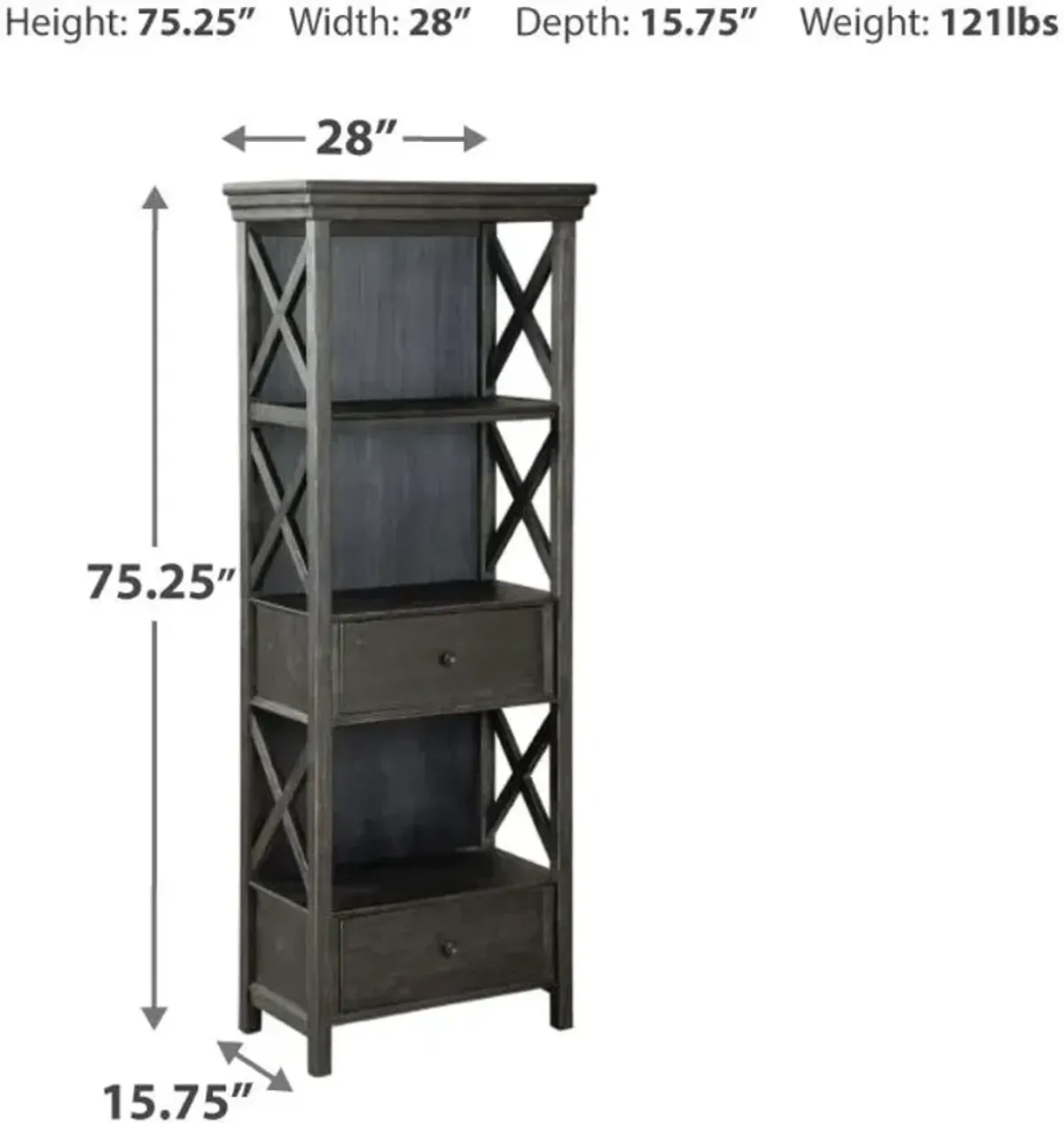 Signature Design by Ashley® Tyler Creek Black/Gray Display Cabinet