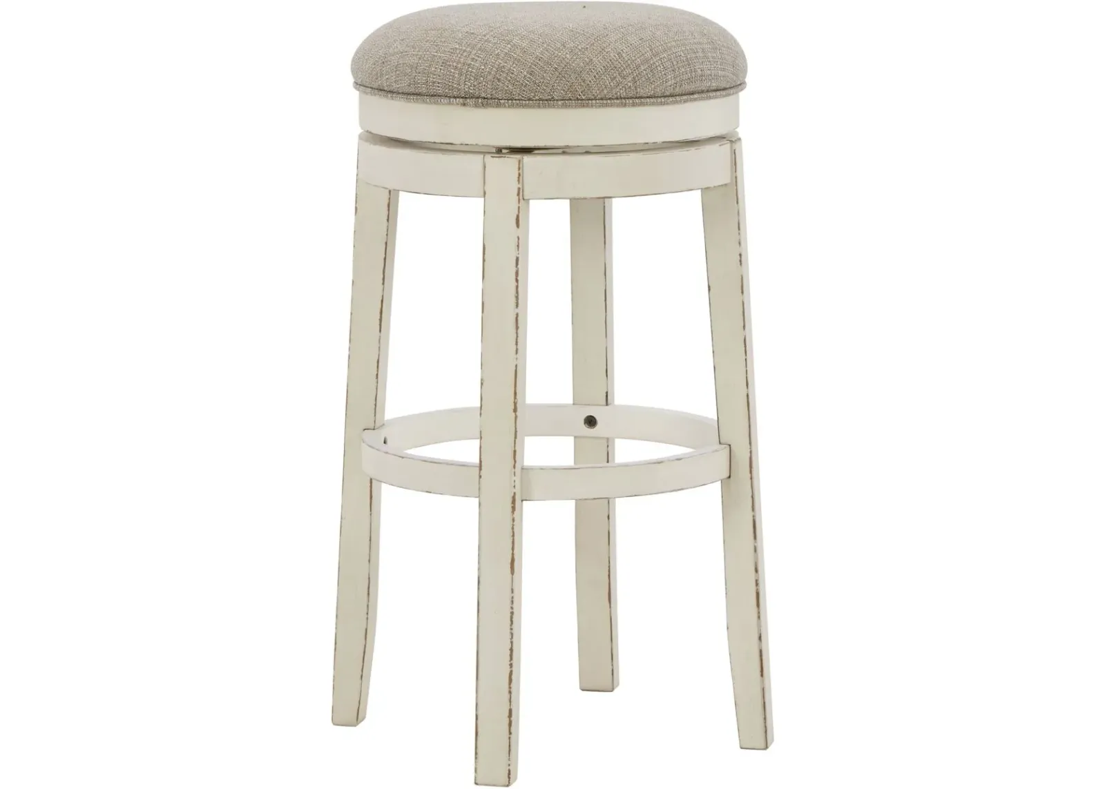 Signature Design by Ashley® Realyn Chipped White Bar Height Stool - Set of 2