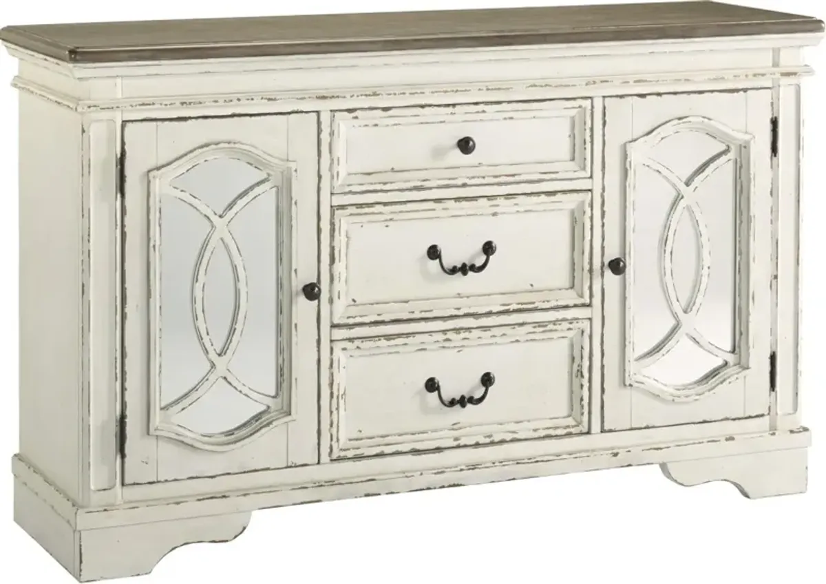 Signature Design by Ashley® Realyn Chipped White Dining Server