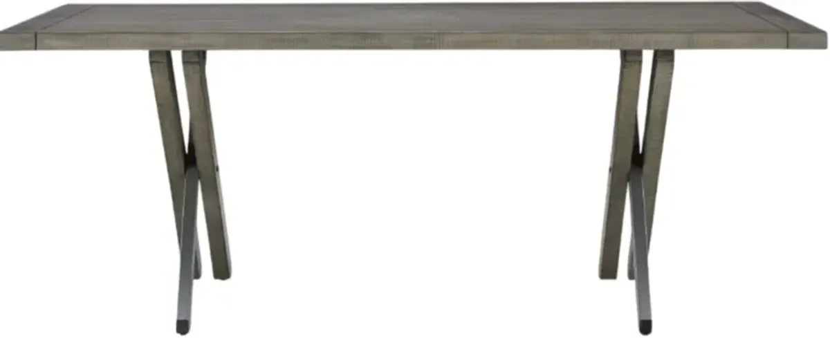 Millennium® by Ashley Krystanza Weathered Gray Dining Table