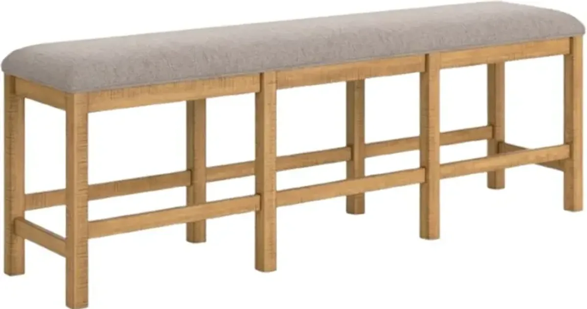 Signature Design by Ashley® Havonplane Beige/Brown XL Counter Dining Bench