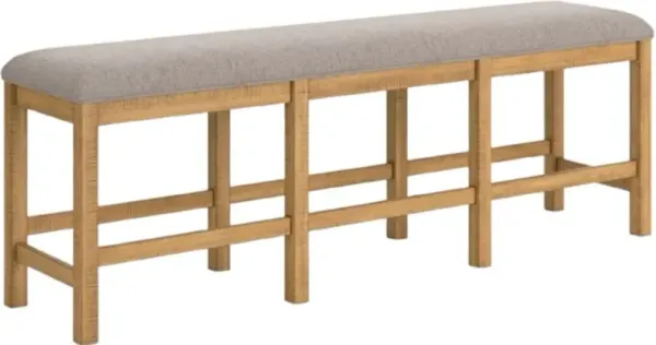 Signature Design by Ashley® Havonplane Beige/Brown XL Counter Dining Bench