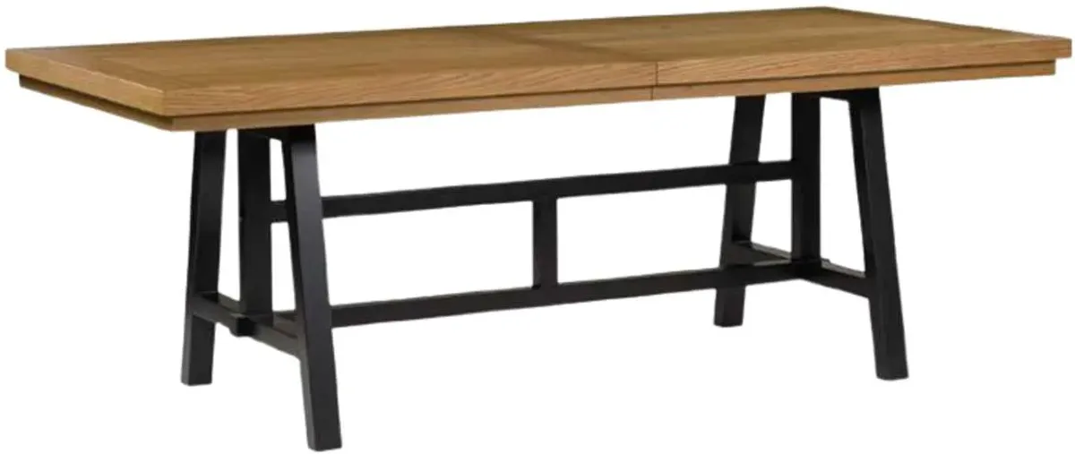 Signature Design by Ashley® Galliden Brown Dining Table with Black Base