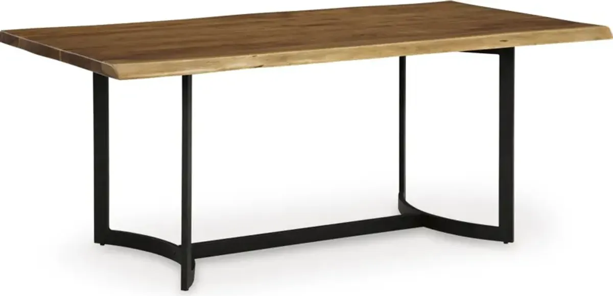 Signature Design by Ashley® Fortmaine Black/Brown Dining Table