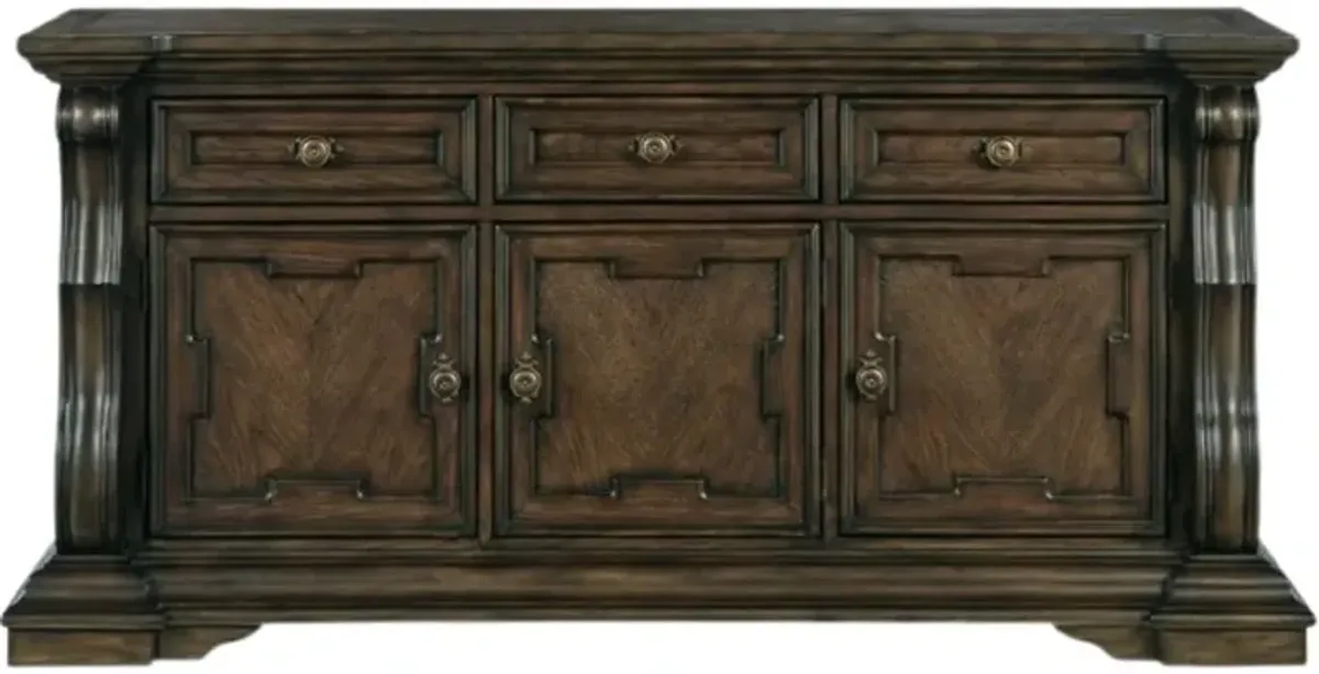Signature Design by Ashley® Maylee Dark Brown Dining Buffet
