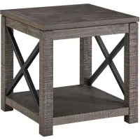 Steve Silver Co. Dexter Driftwood Square End Table