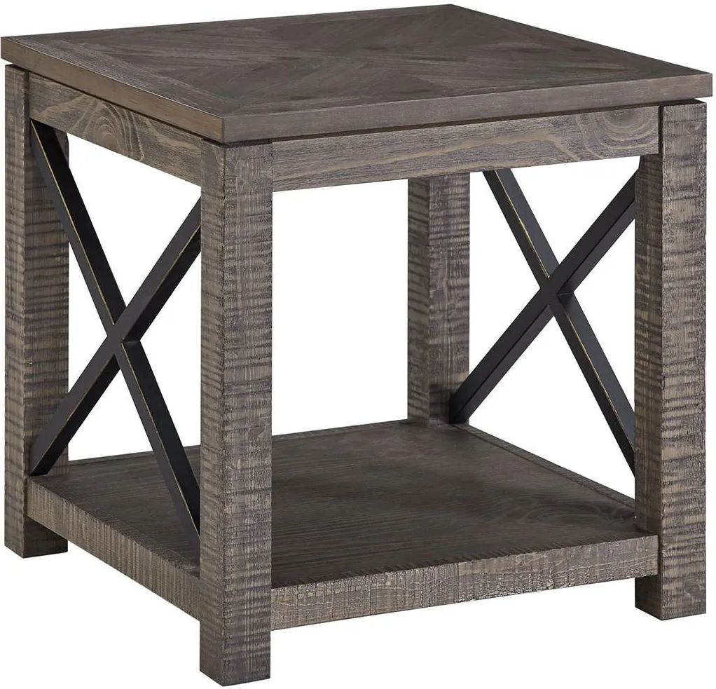 Steve Silver Co. Dexter Driftwood Square End Table