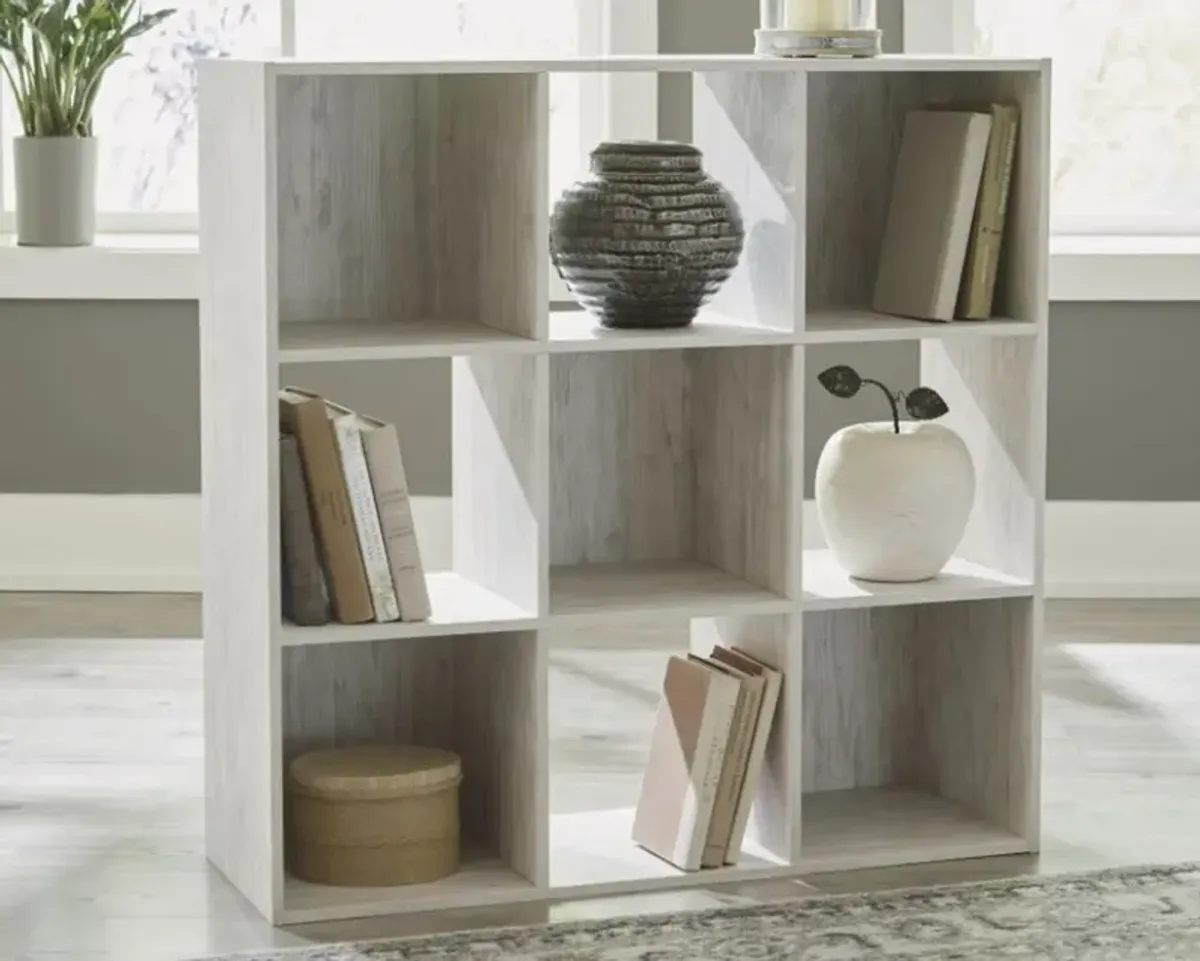 Signature Design by Ashley® Paxberry Whitewash Nine Cube Organizer