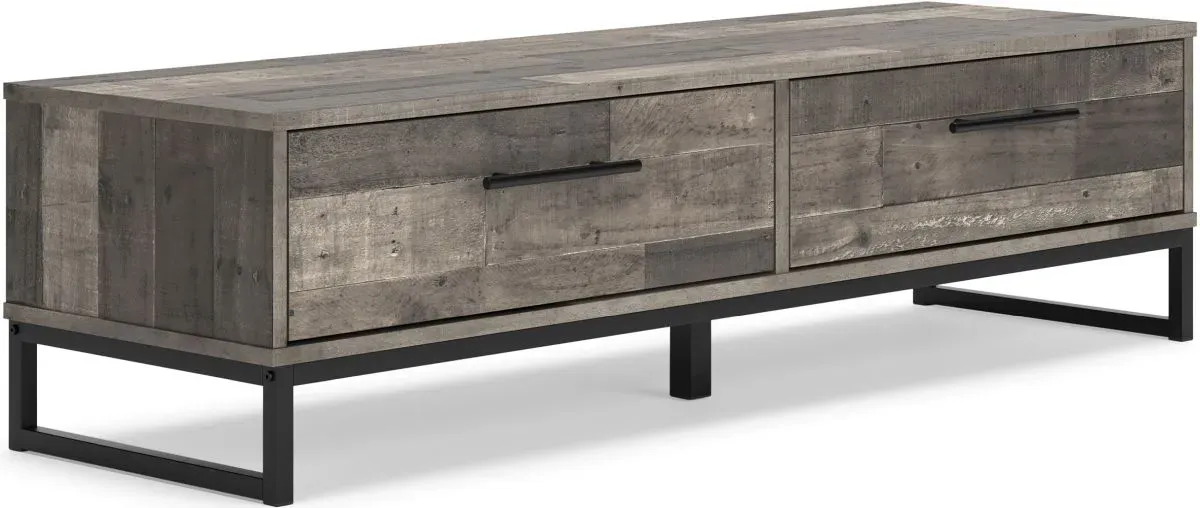 Signature Design by Ashley® Neilsville Multi Gray Storage Bench