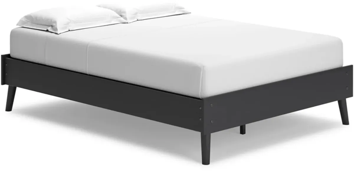 Signature Design by Ashley® Charlang Black Full Platform Bed