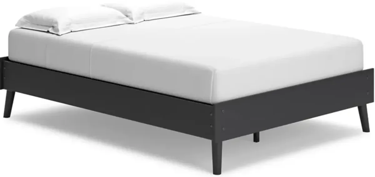 Signature Design by Ashley® Charlang Black Full Platform Bed