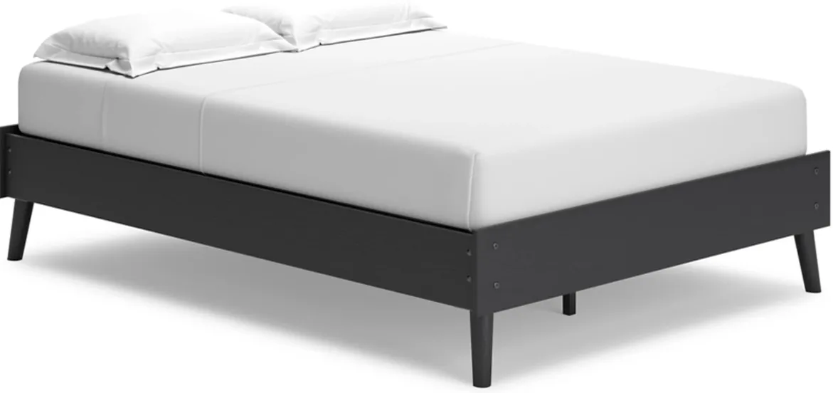 Signature Design by Ashley® Charlang Black Queen Platform Bed