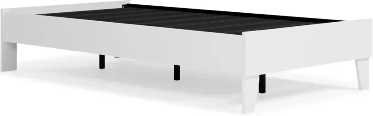 Signature Design by Ashley® Piperton White Twin Platform Bed