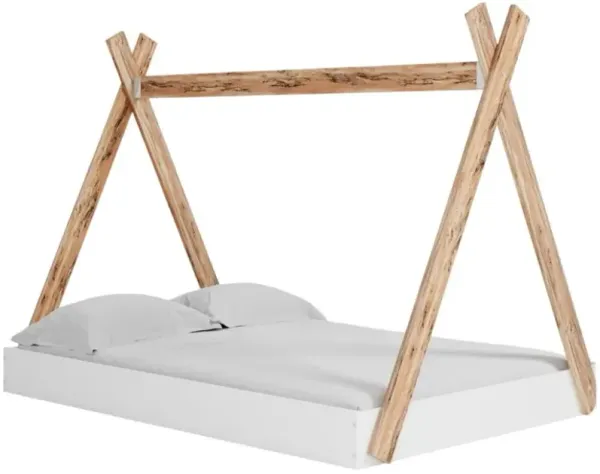 Signature Design by Ashley® Piperton Brown/White Youth Full Tent Complete Bed in Box