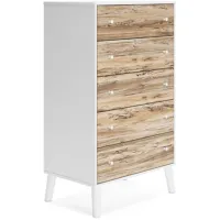 Signature Design by Ashley® Piperton Two-Tone Brown/White Chest of Drawers