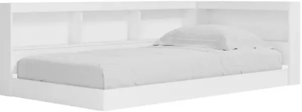 Signature Design by Ashley® Piperton White Youth Twin Storage Bookcase Bed