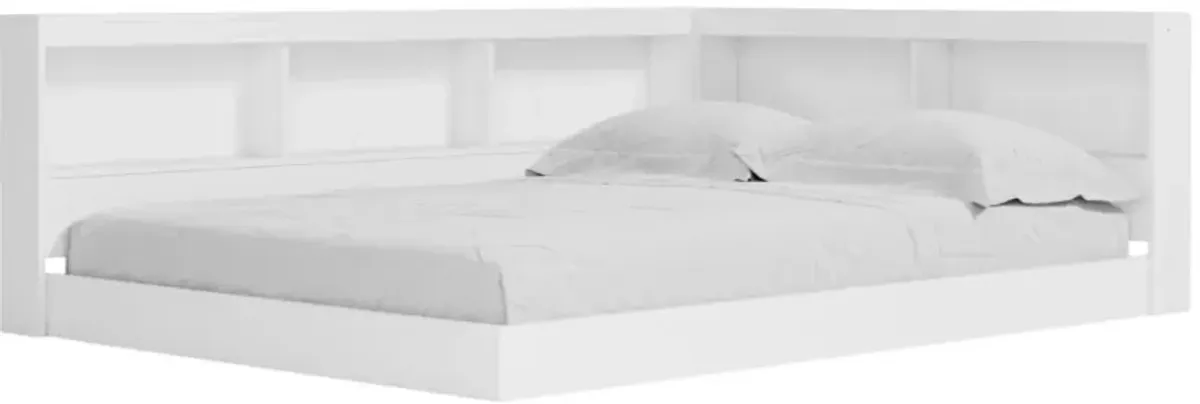 Signature Design by Ashley® Piperton White Youth Full Storage Bookcase Bed