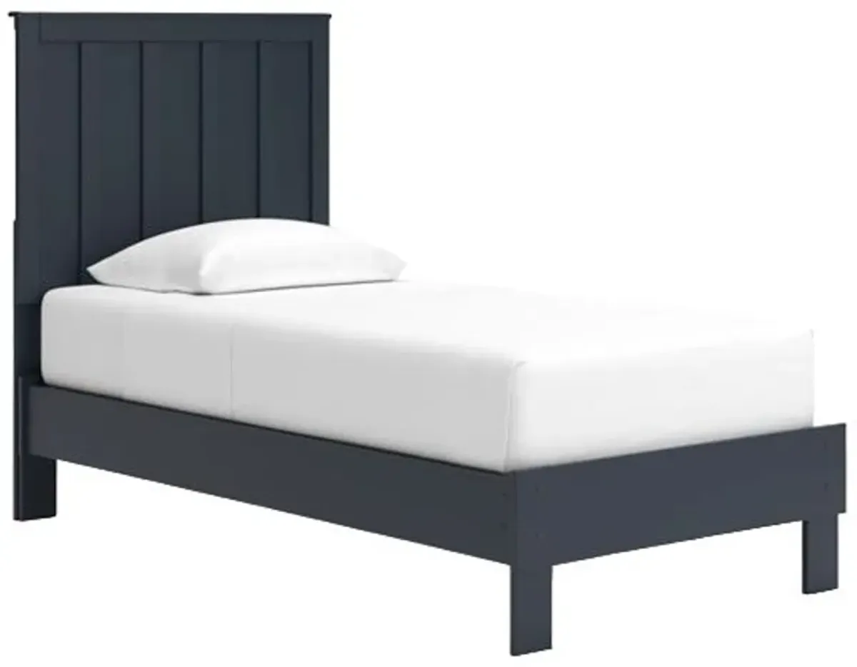 Signature Design by Ashley® Simmenfort Navy Blue Twin Youth Platform Bed