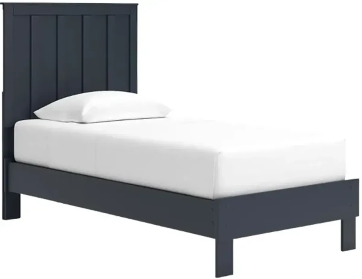 Signature Design by Ashley® Simmenfort Navy Blue Twin Youth Platform Bed