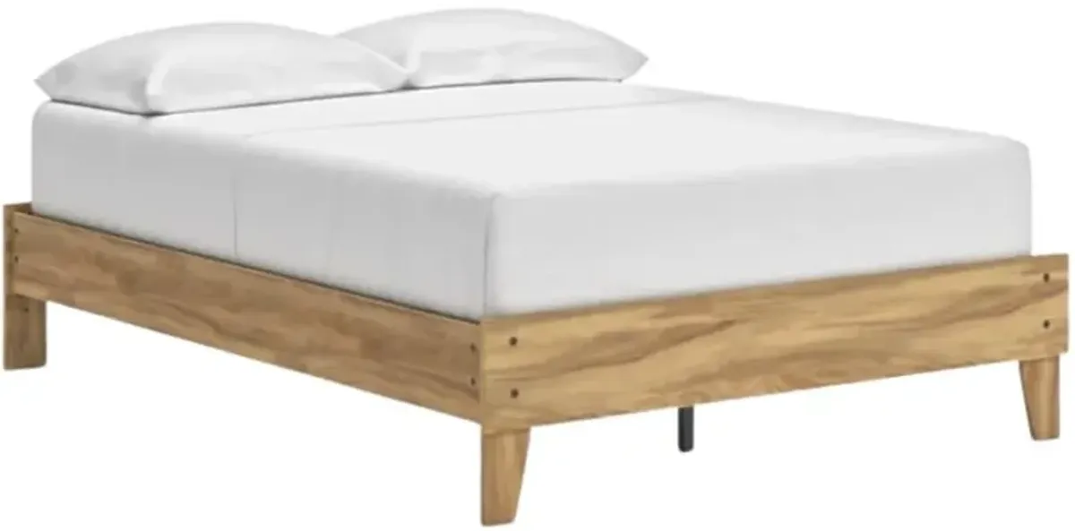 Signature Design by Ashley® Bermacy Light Brown Queen Platform Bed