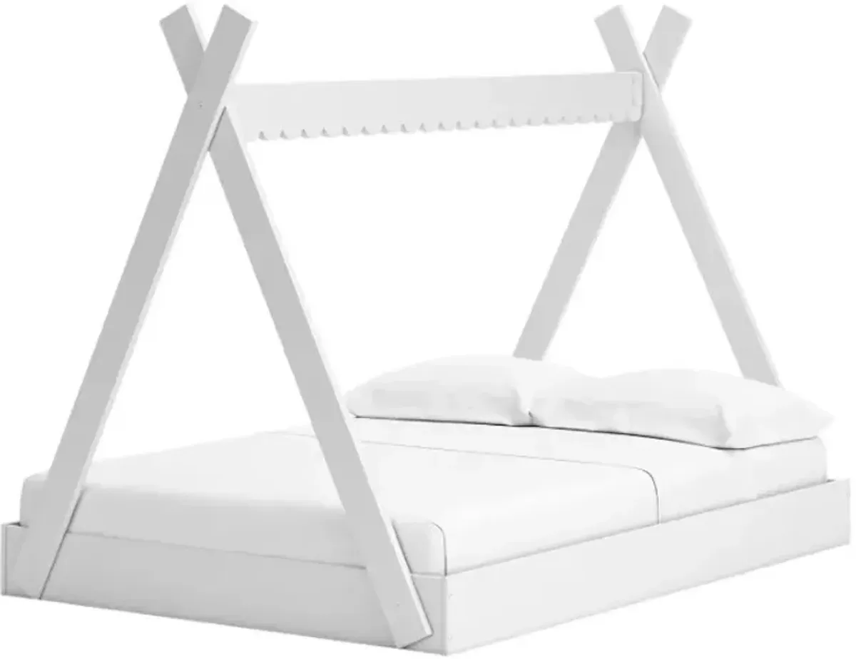 Signature Design by Ashley® Hallityn White Full Tent Complete Bed in Box