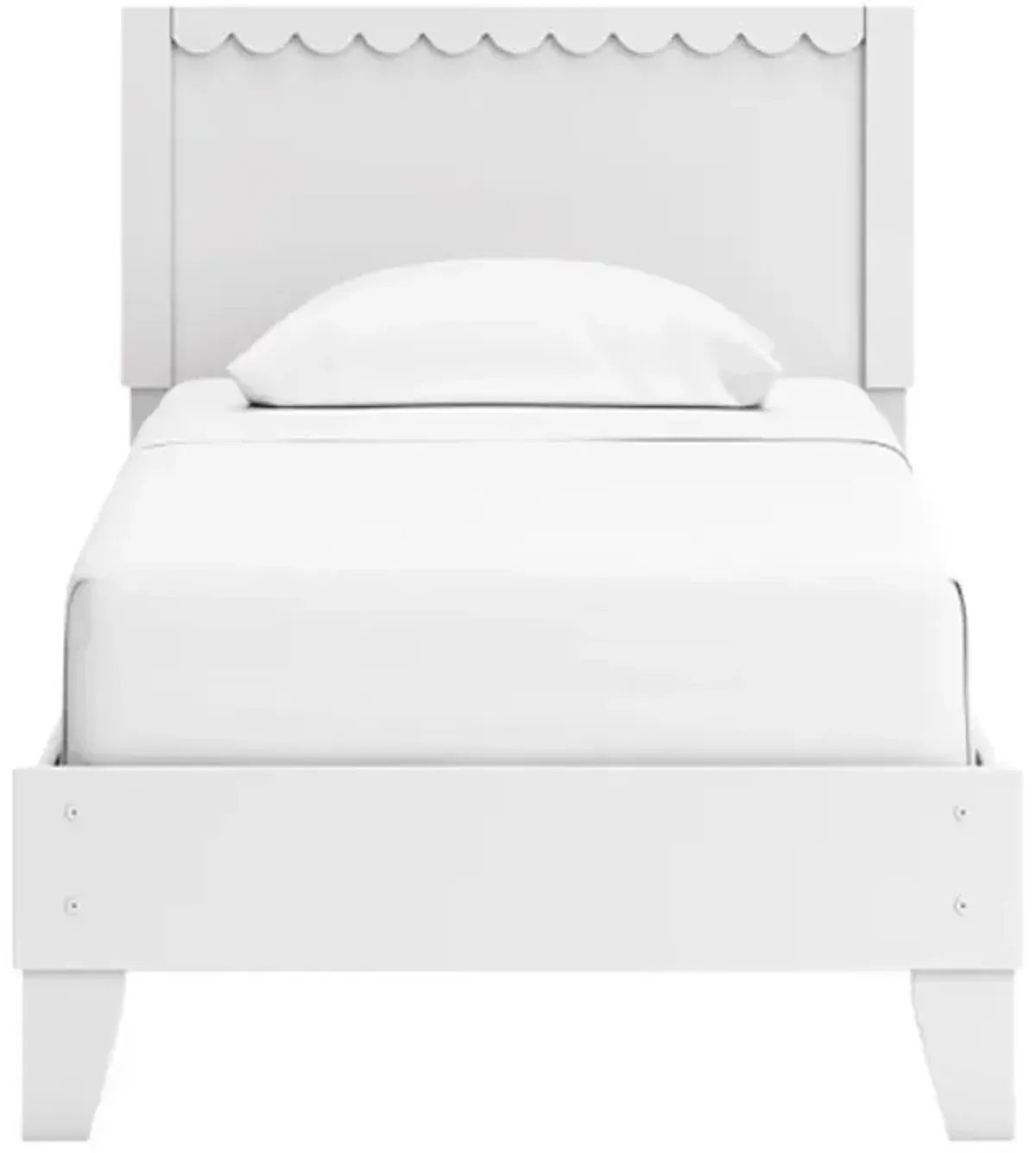 Signature Design by Ashley® Hallityn White Twin Panel Platform Bed