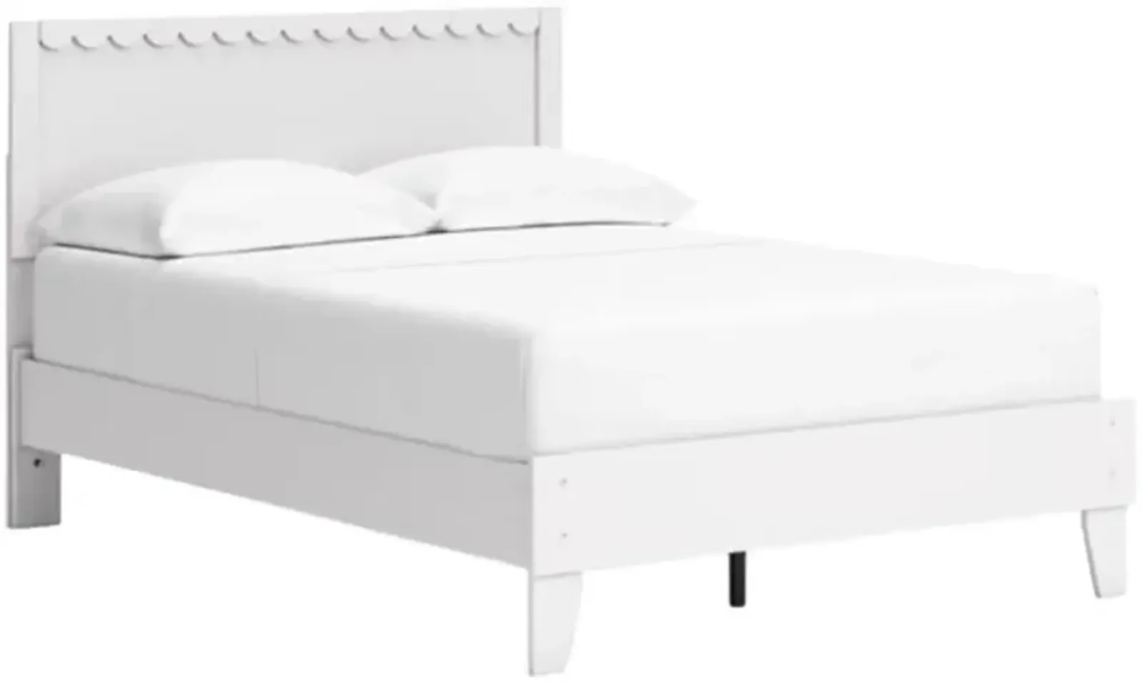 Signature Design by Ashley® Hallityn Matte White Full Panel Platform Bed