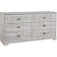 Signature Design by Ashley® Paxberry Whitewash 59" Dresser