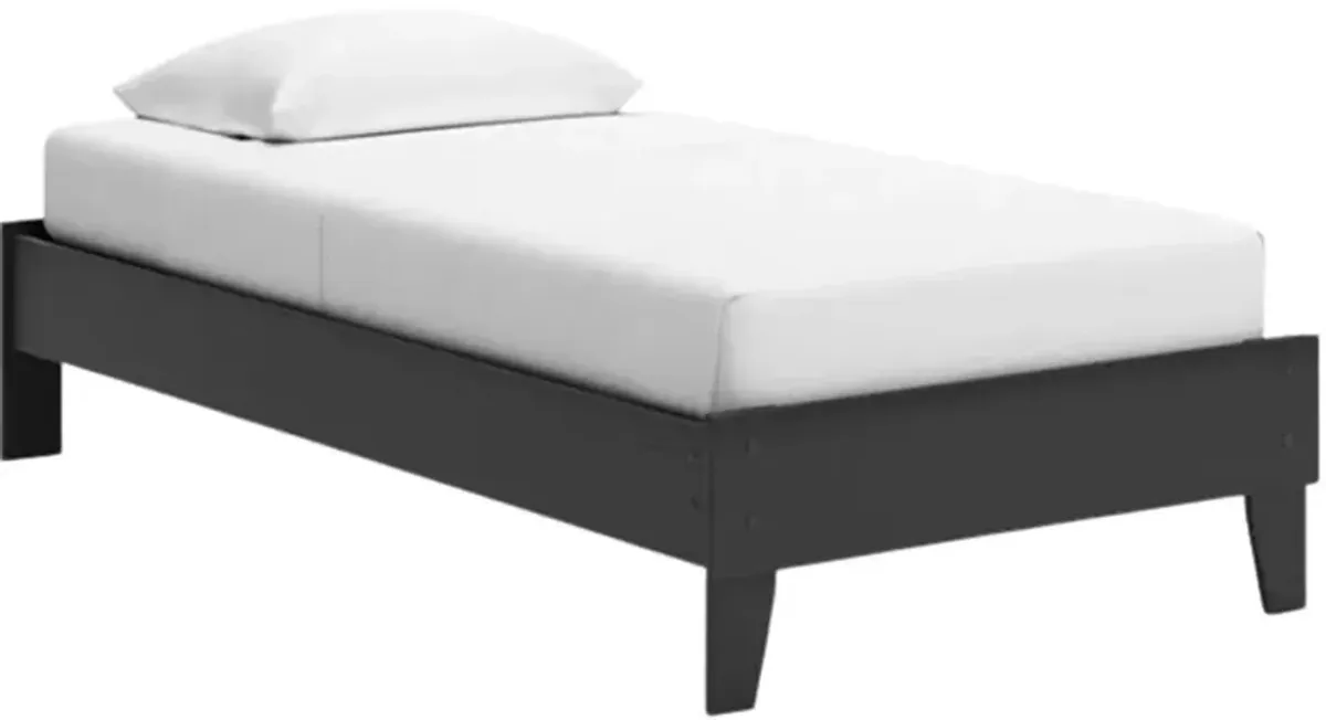 Signature Design by Ashley® Socalle Black Twin Platform Bed